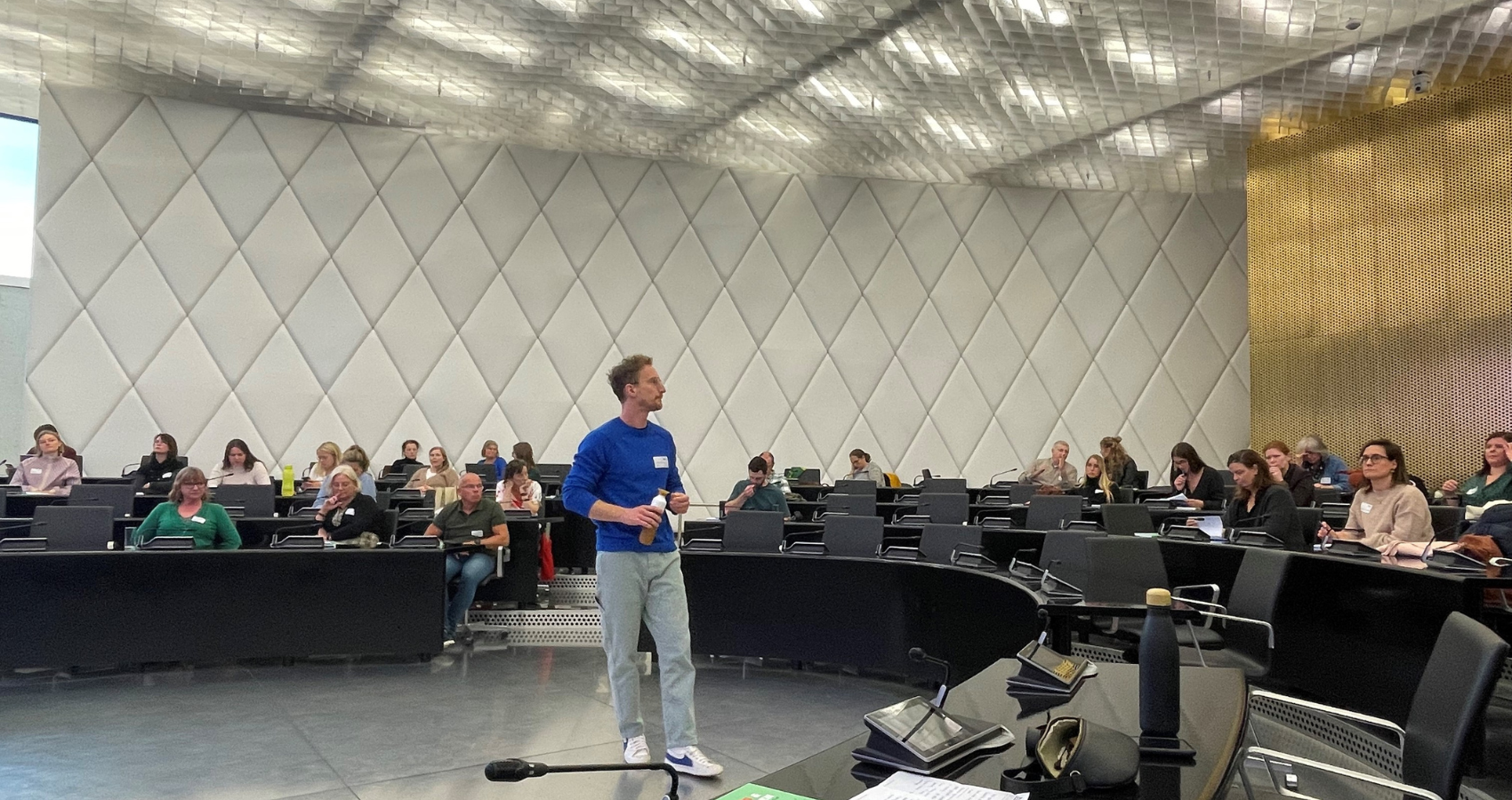 Mathieu Demulder op VOV pitstop