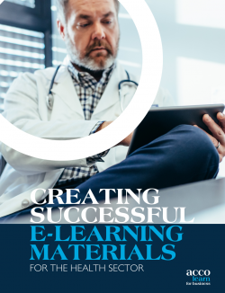 BE – LEARN FOR BUSINESS – Cover whitepaper succesfull elearning materials